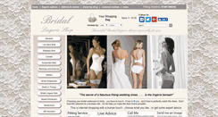 Desktop Screenshot of bridal-lingerie-shop.co.uk